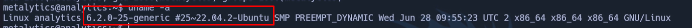 uname