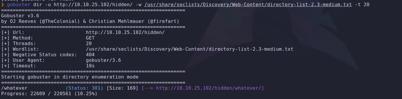 DIRECTORIO ESCONCIDO EN HIDDEN